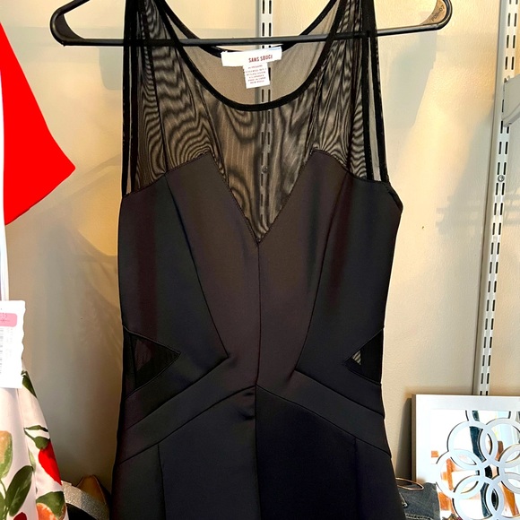 BodyCon Black Dress Sz M - Picture 1 of 3